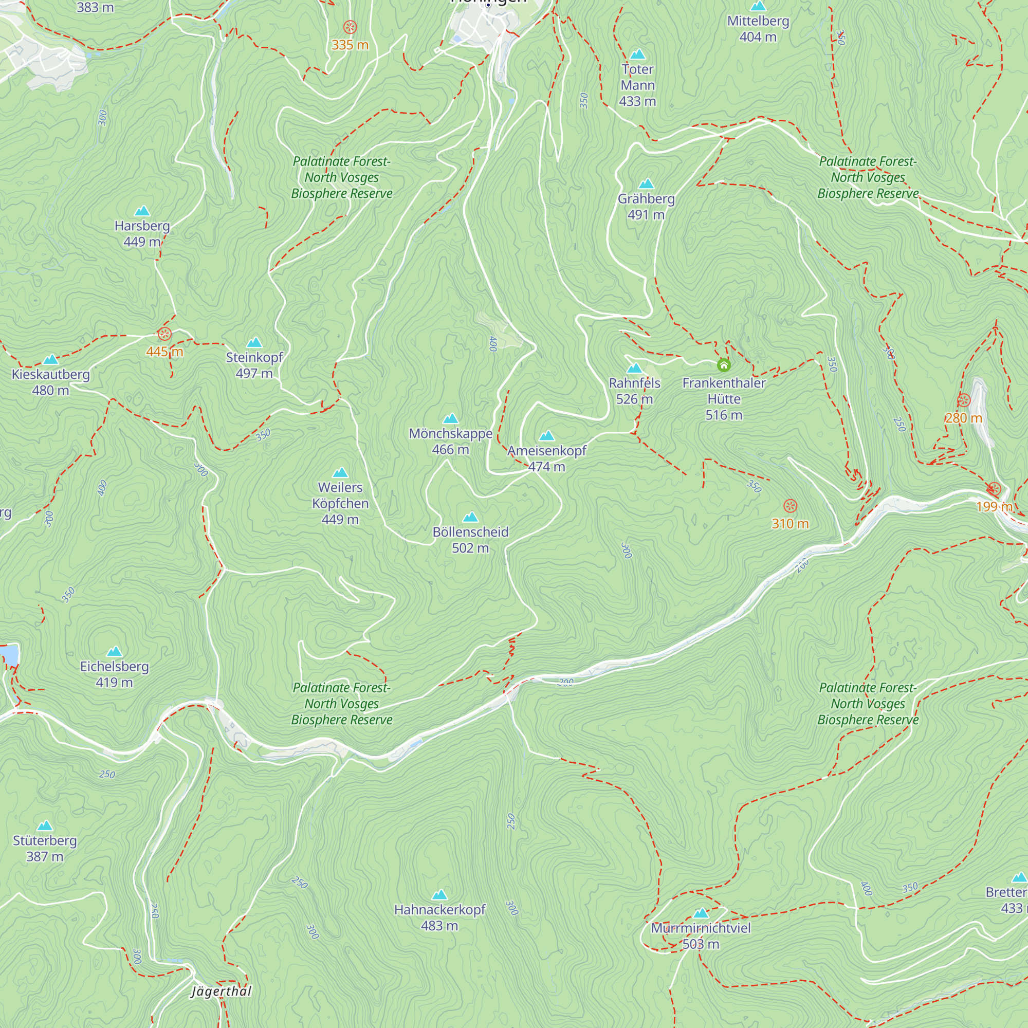 Freinsheimer Hütte map