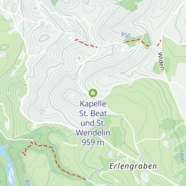 Map of Kapelle St. Beat und St. Wendelin