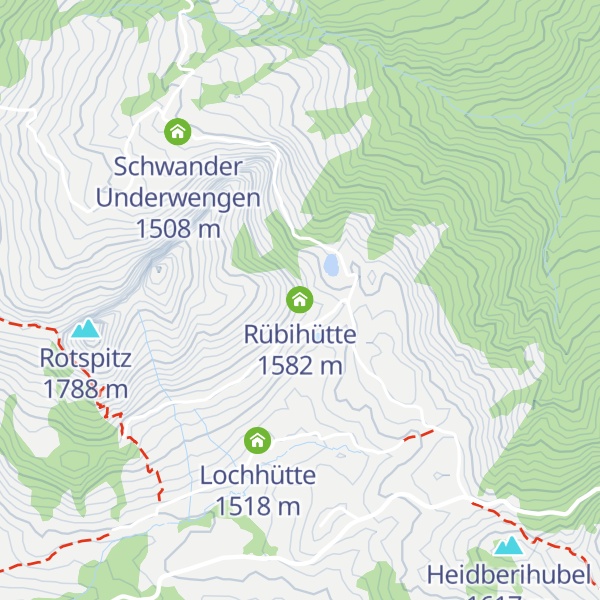 Map of Rübihütte