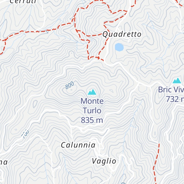 Map of Monte Turlo