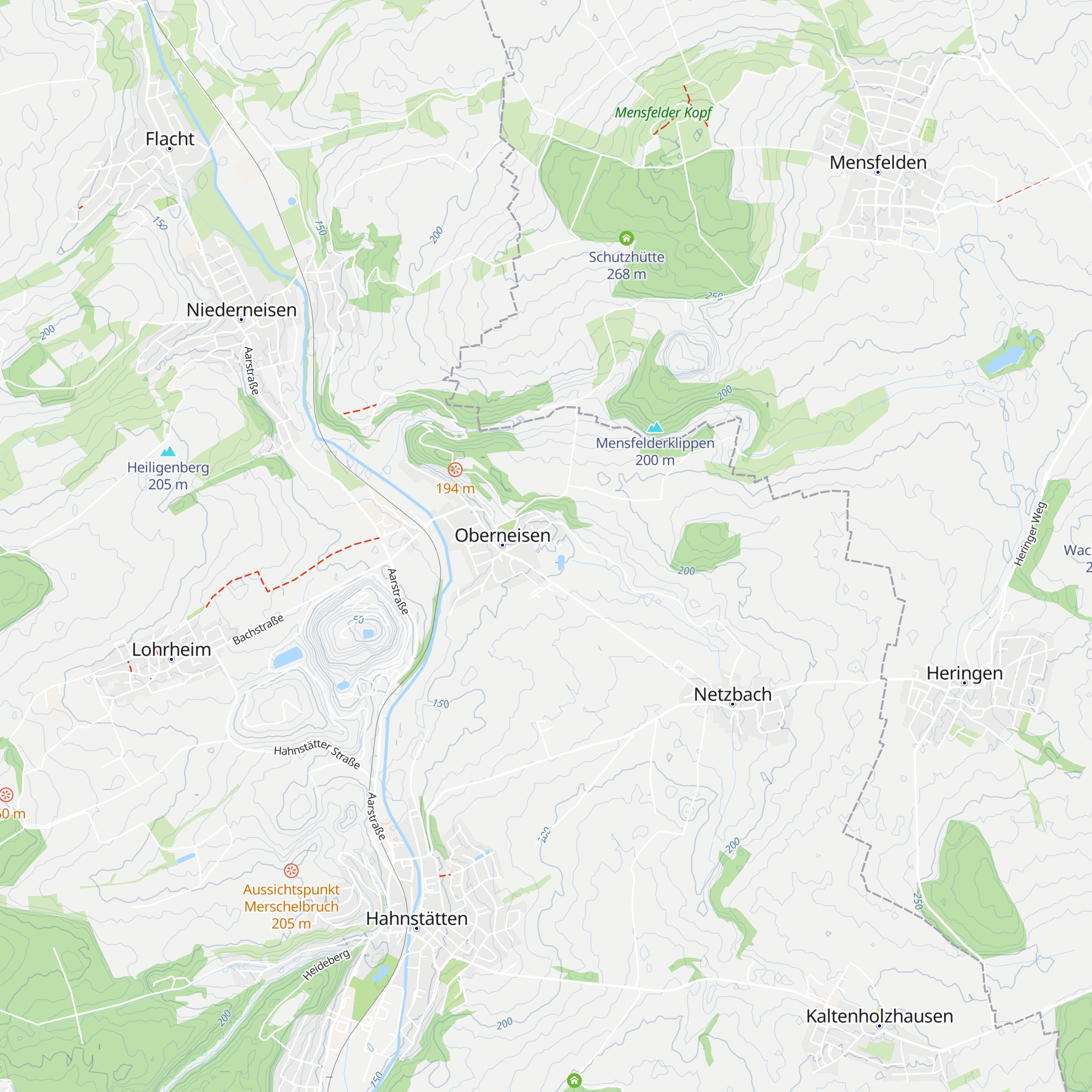 Grillhütte Oberneisen map