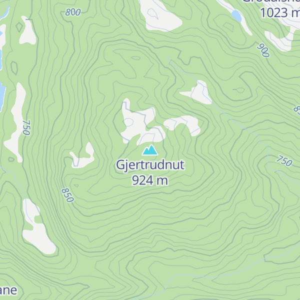 Map of Gjertrudnut
