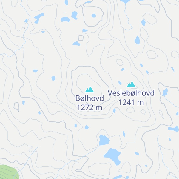Map of Bølhovd