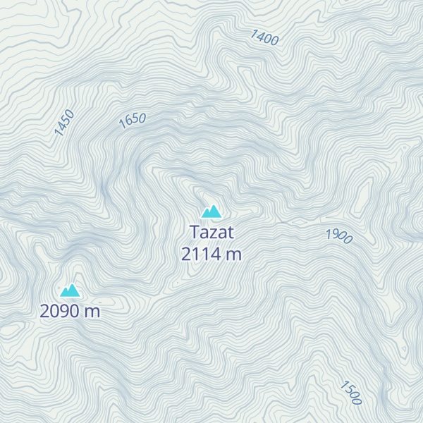 Map of Tazat