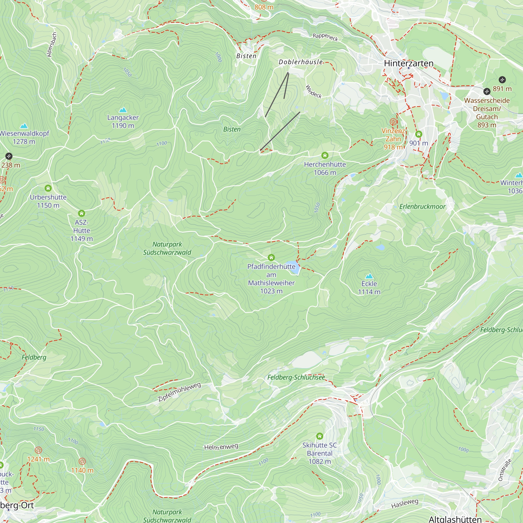 Altenvogtshütte map
