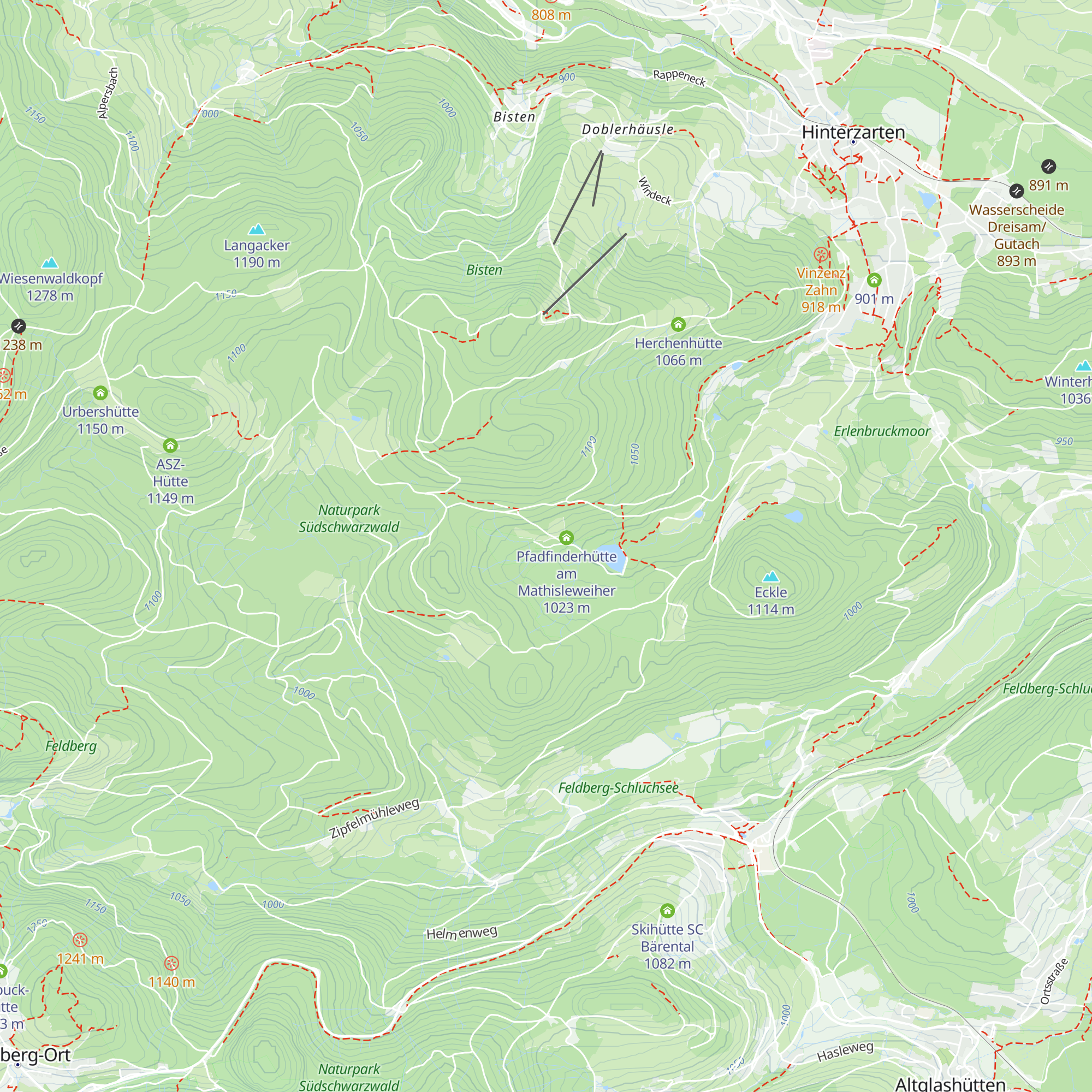 Altenvogtshütte map