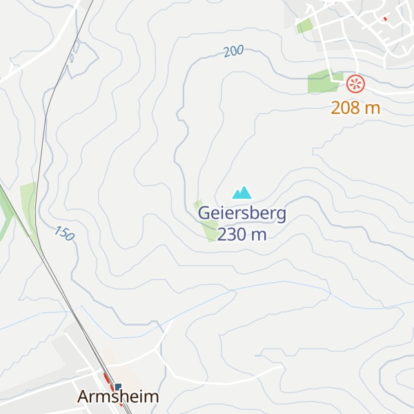 Map of Fléuiller Hütte