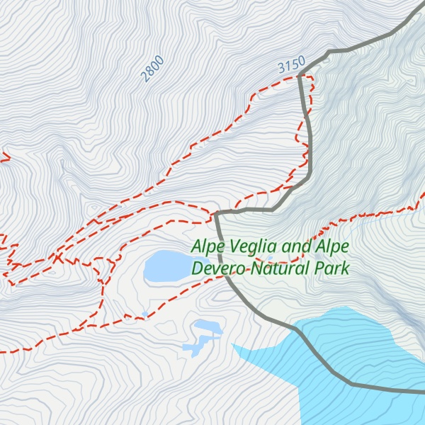 Map of Monte Leone-Hütte
