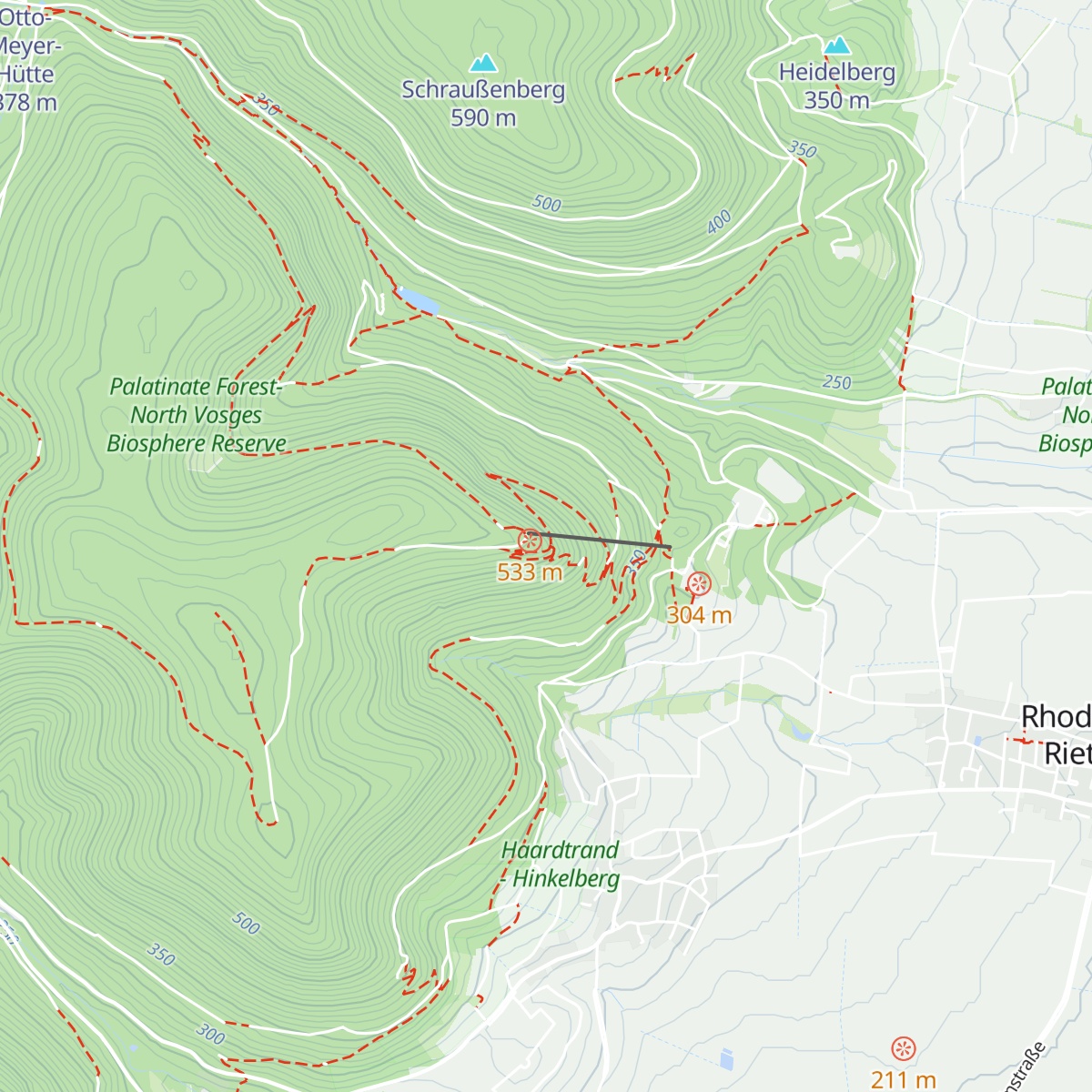 Rietburghütte map