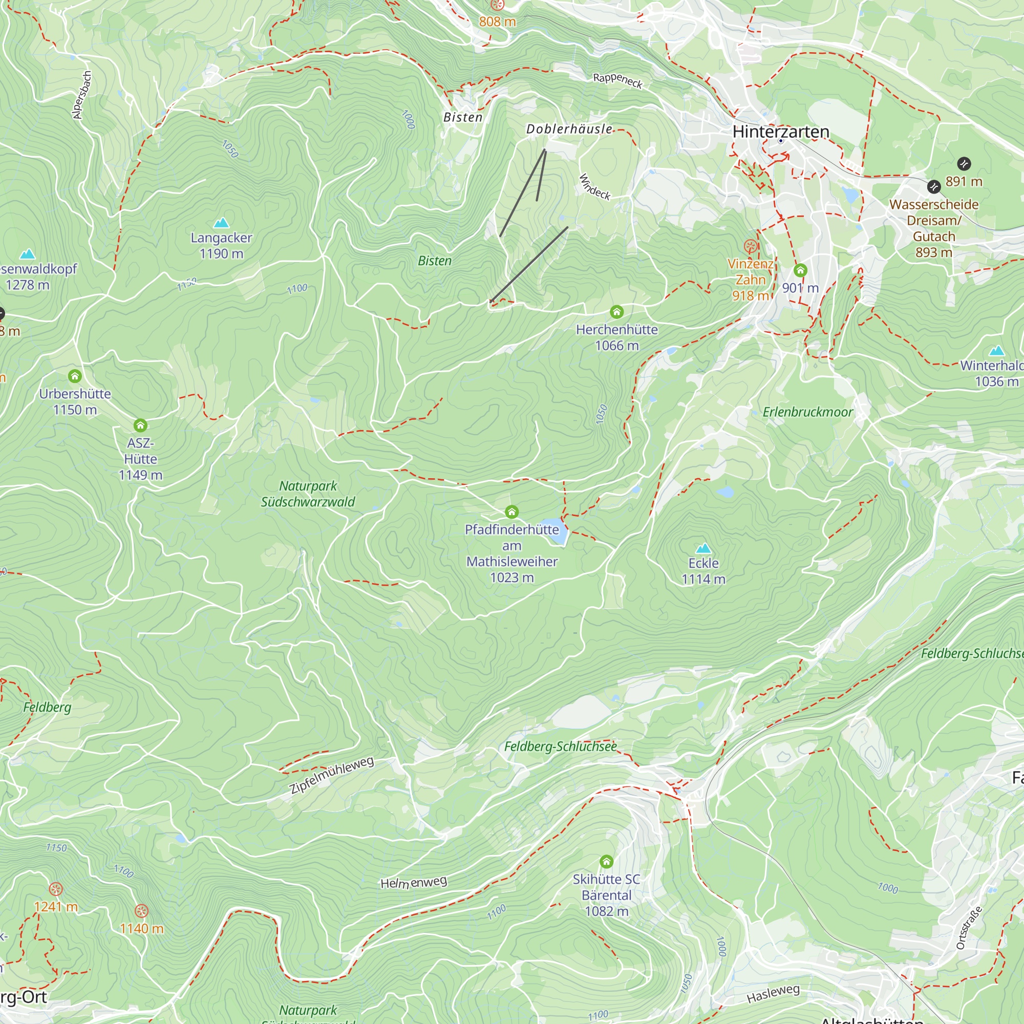 Pfadfinderhütte am Mathisleweiher map