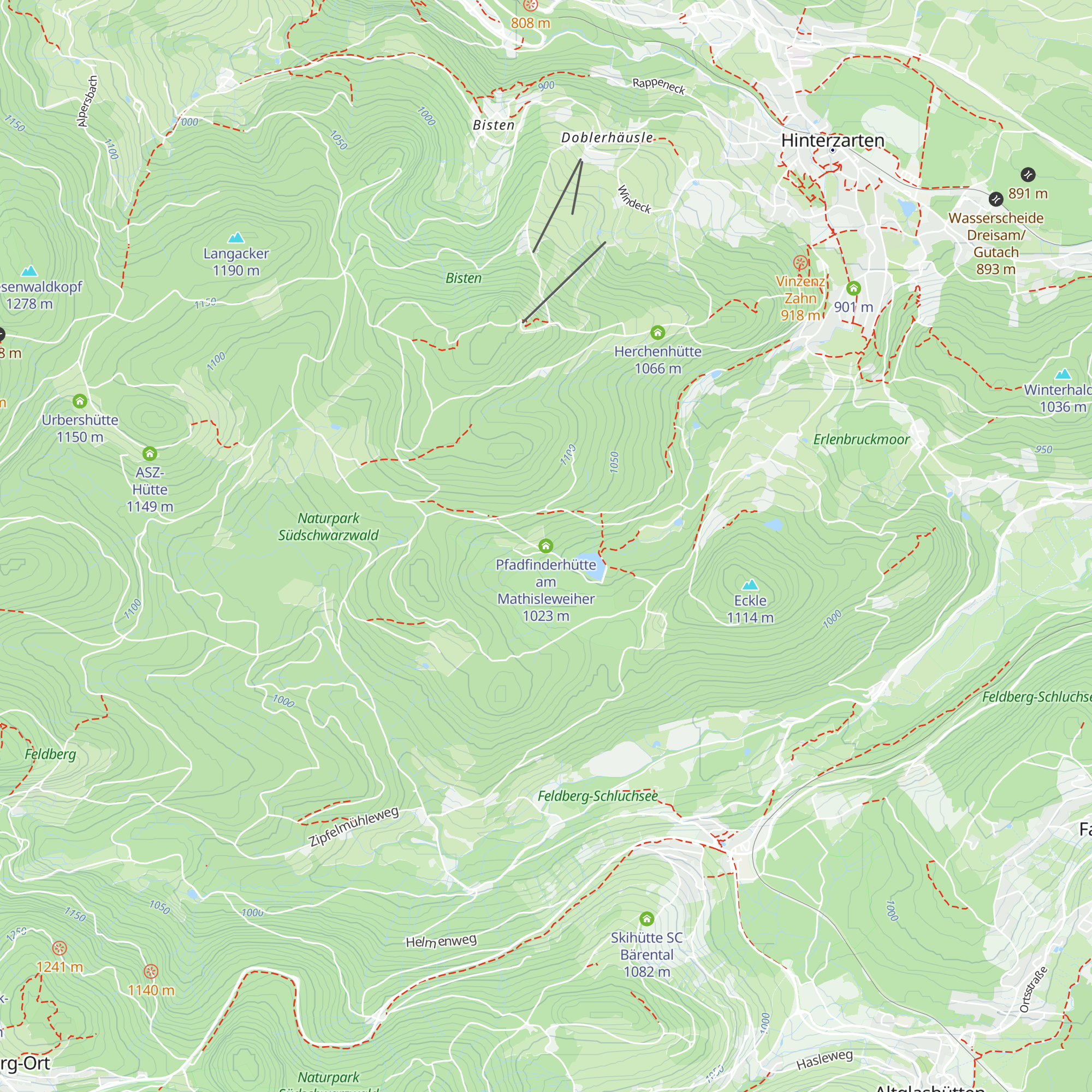 Pfadfinderhütte am Mathisleweiher map