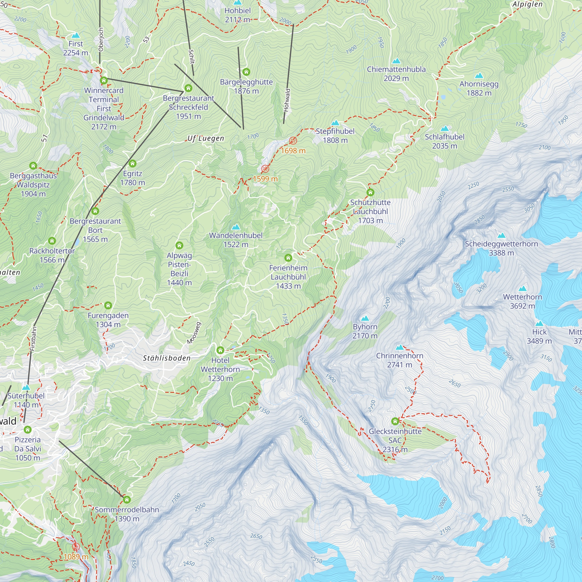 Ischboden-Hütte map
