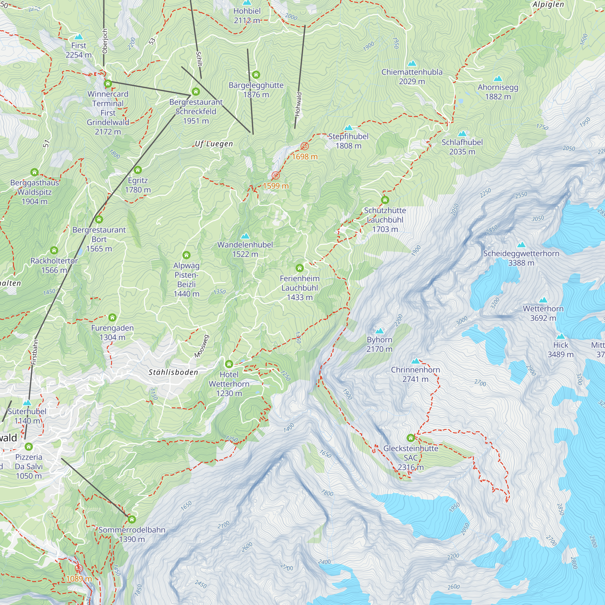 Ischboden-Hütte map