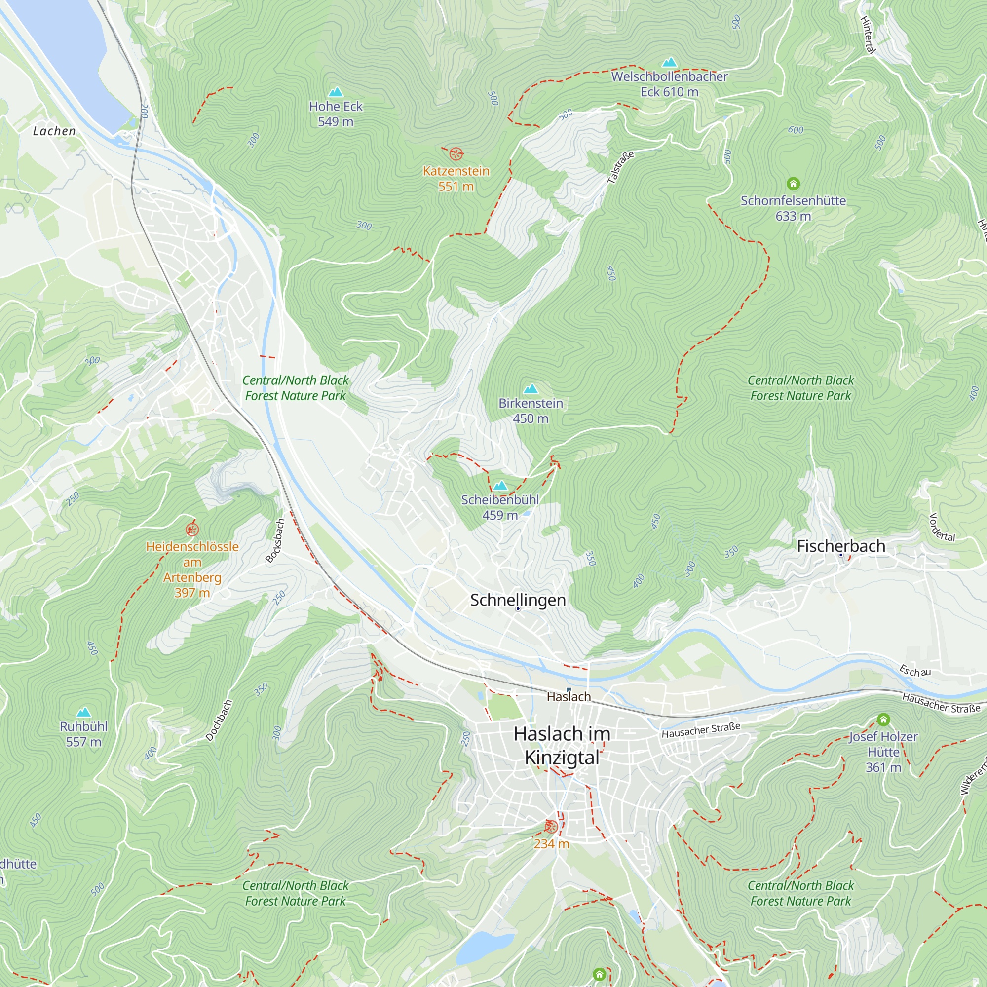 Lenzhütte map