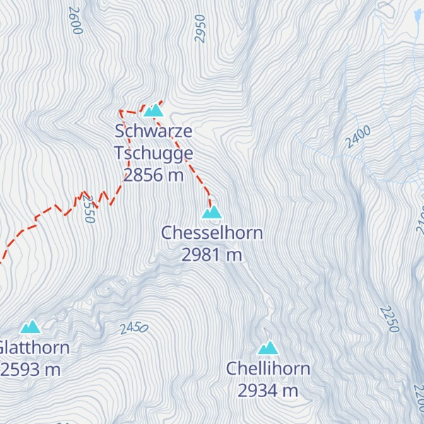 Map of Chesselhorn