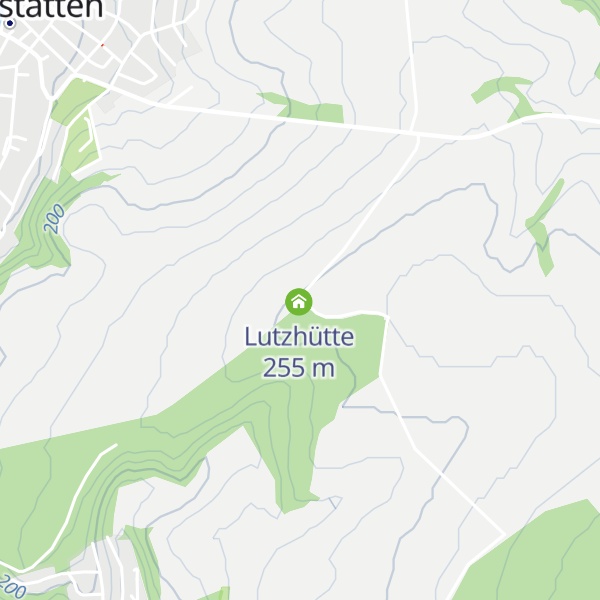Map of Lutz-Hütte
