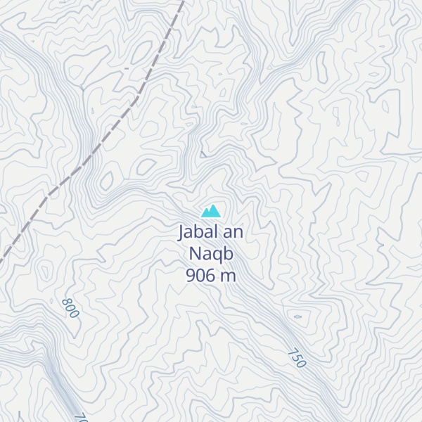 Map of Jabal an Naqb