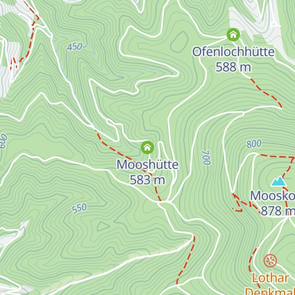 Map of Mooshütte