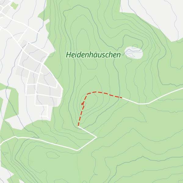 Map of Heidenhäuschen