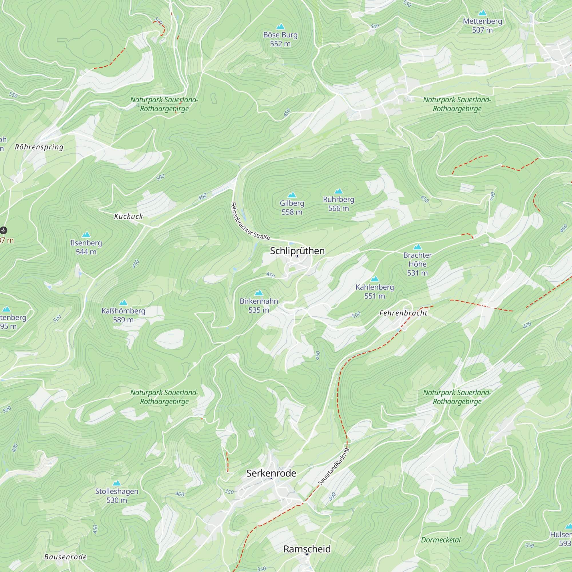 Skihütte map