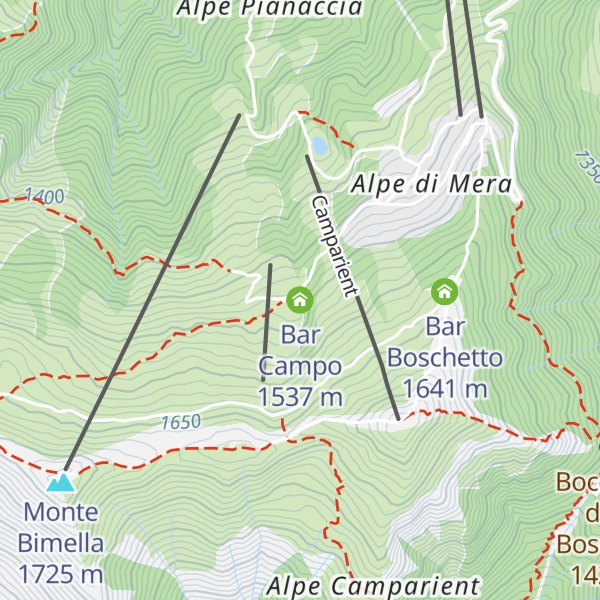 Map of Bar Campo