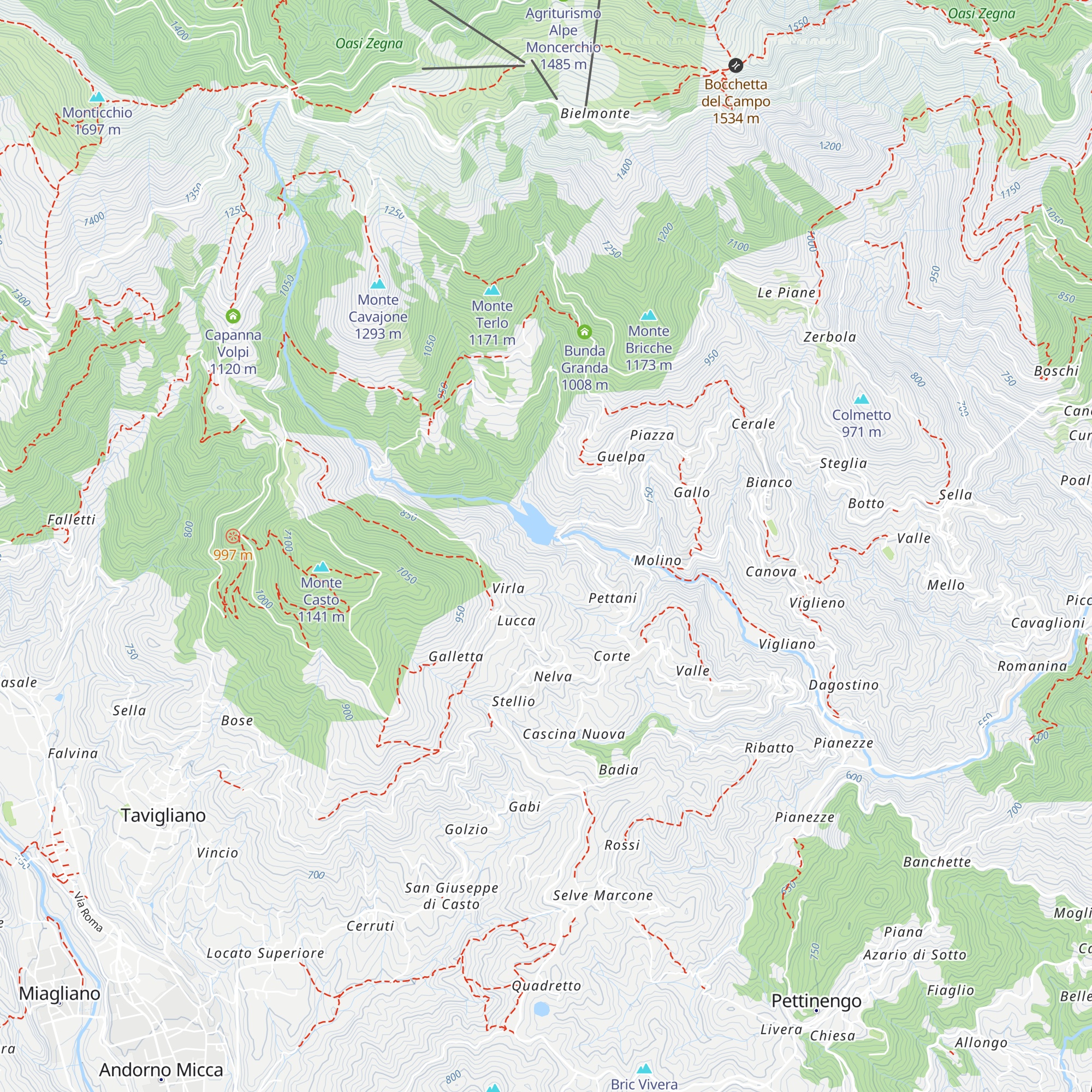 Diga map