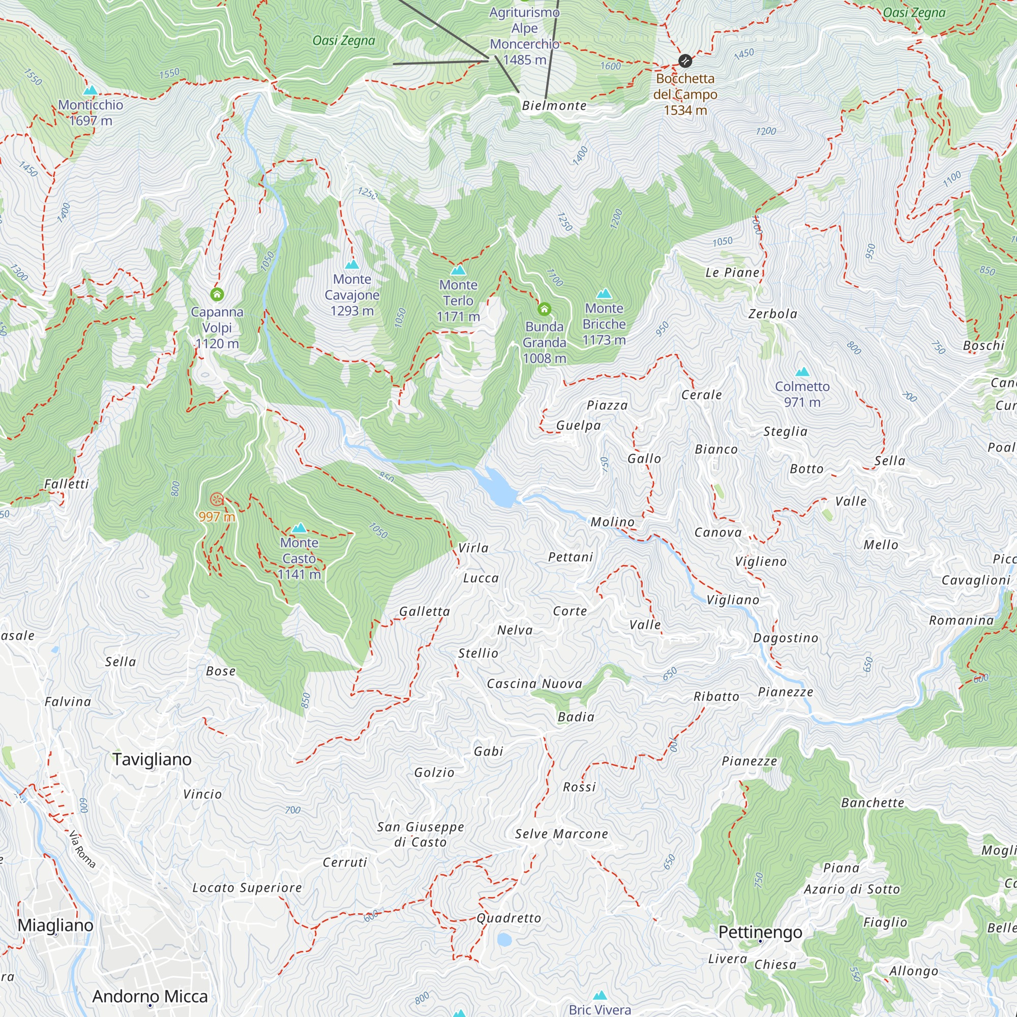 Diga map