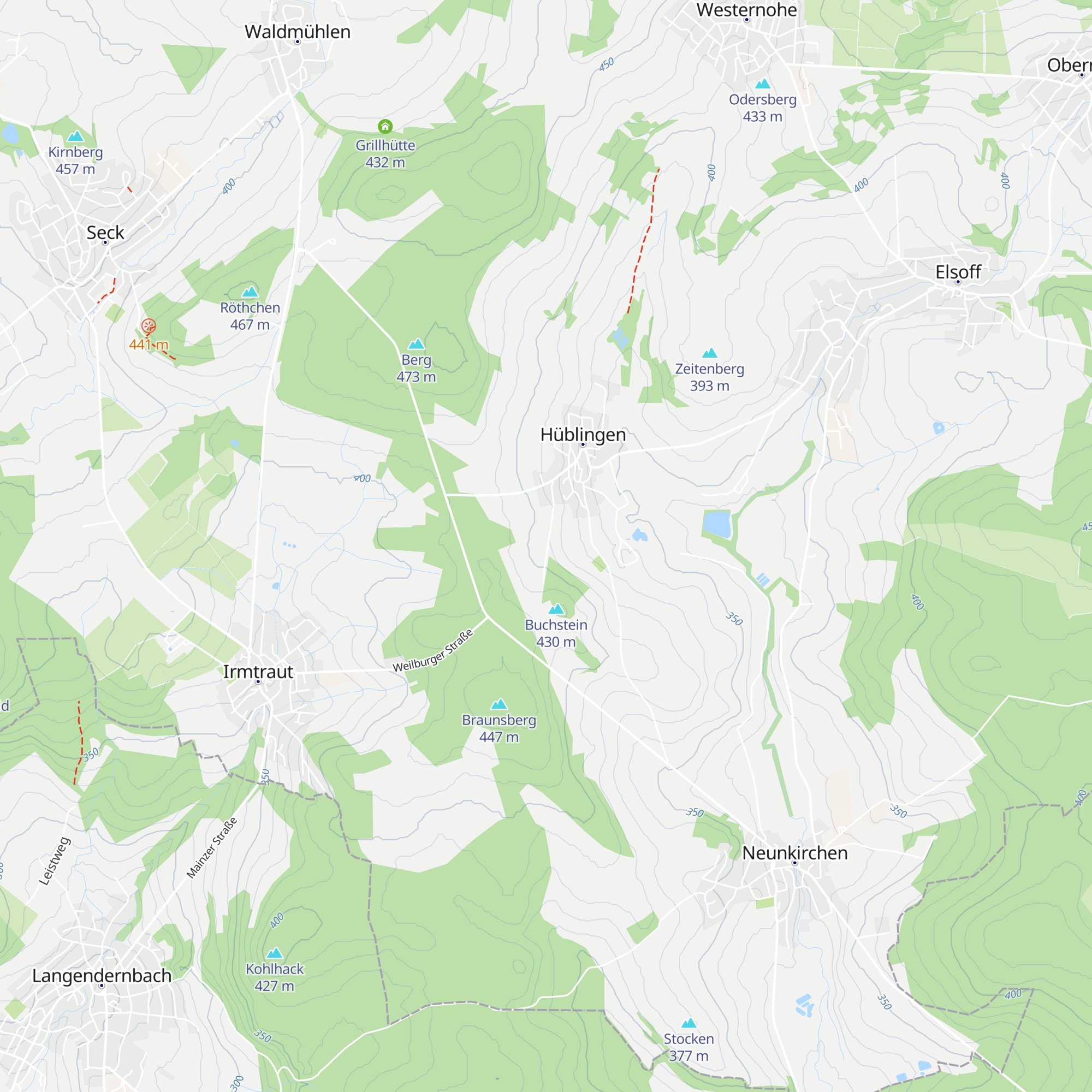 Grillhütte Hüblingen map