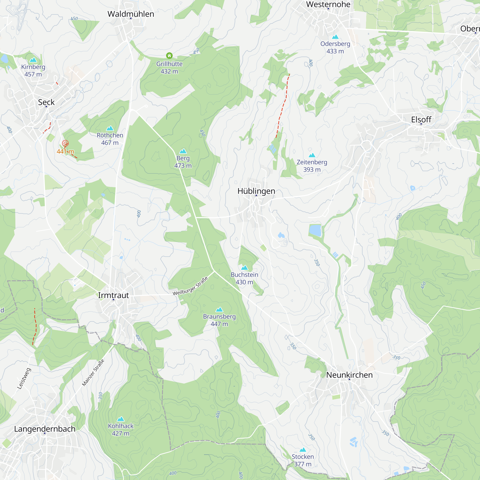 Grillhütte Hüblingen map
