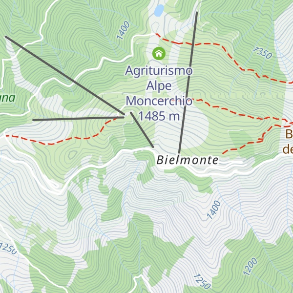 Map of Albergo La Pineta