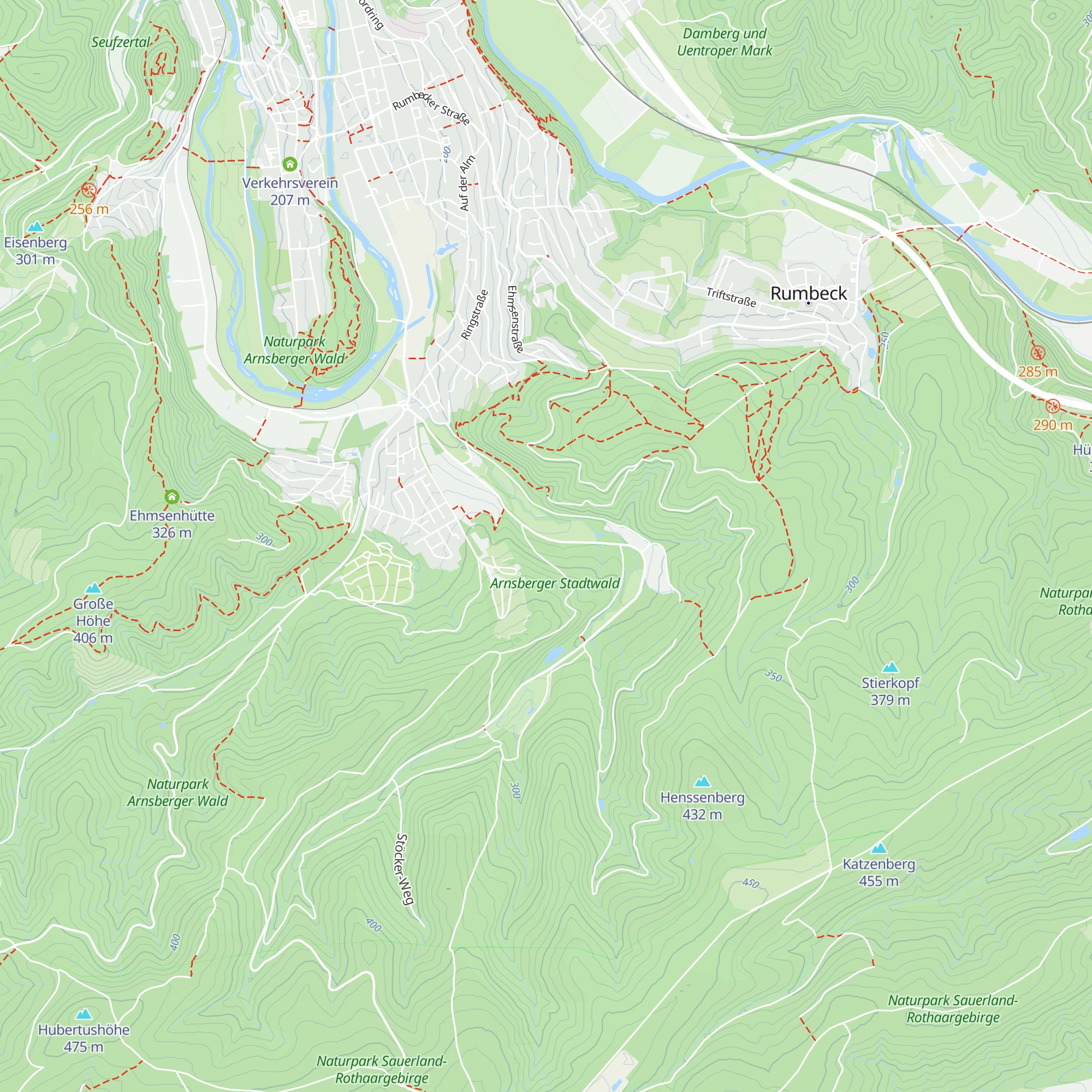 Hermann-Balkenhohl-Hütte map