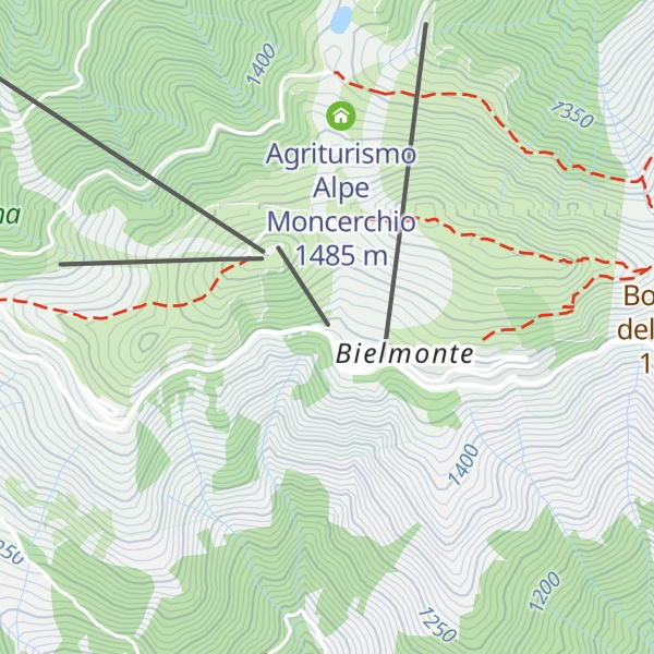 Map of Impianti sciistici