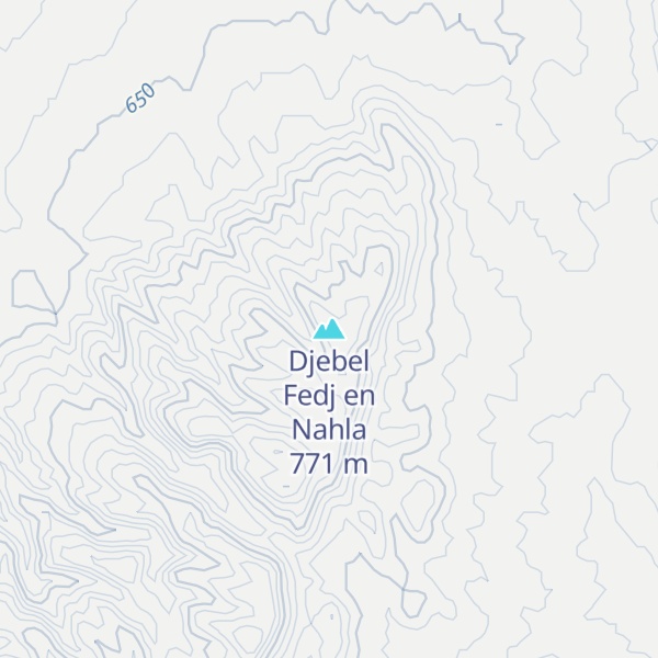 Map of Djebel Fedj en Nahla