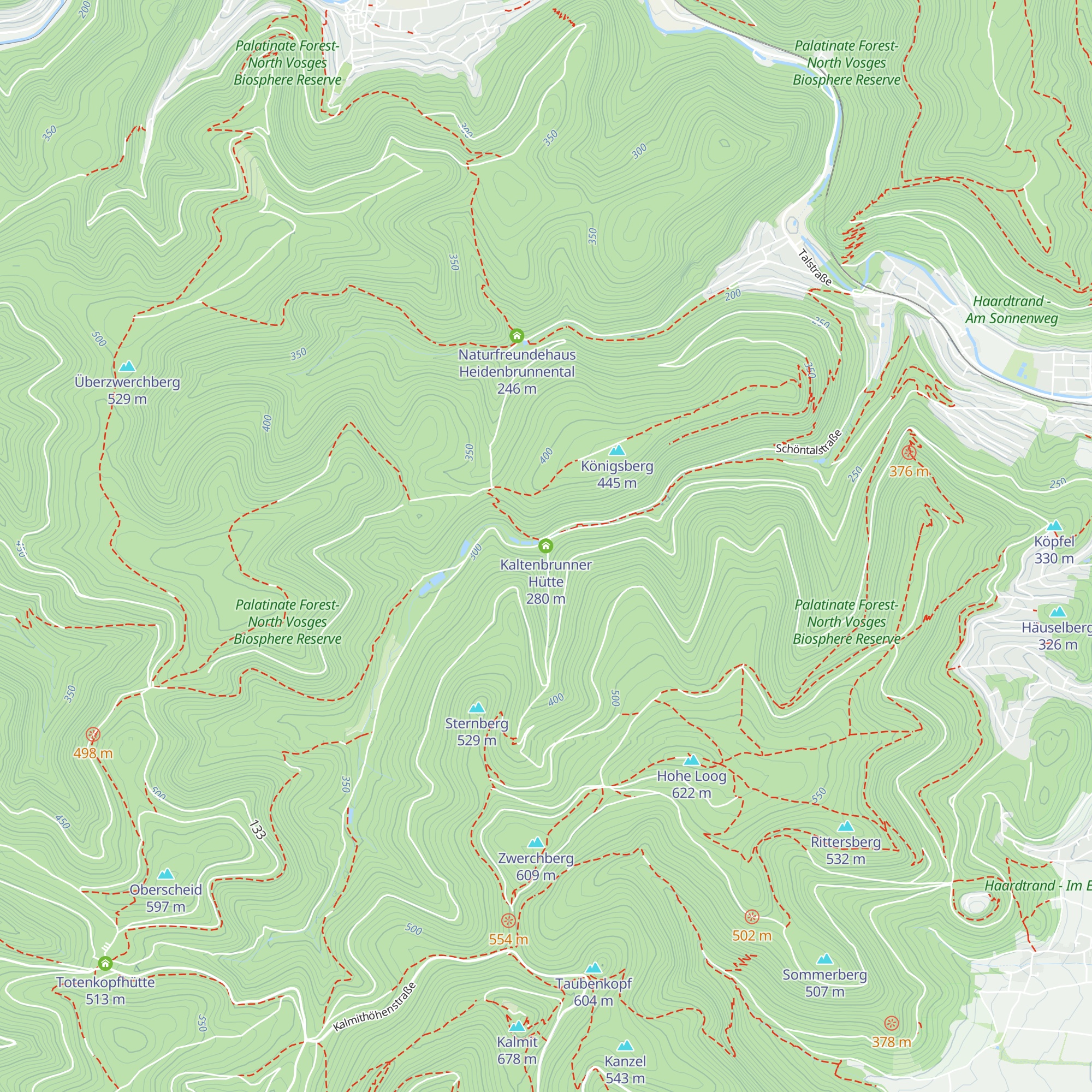 Kaltenbrunner Hütte map