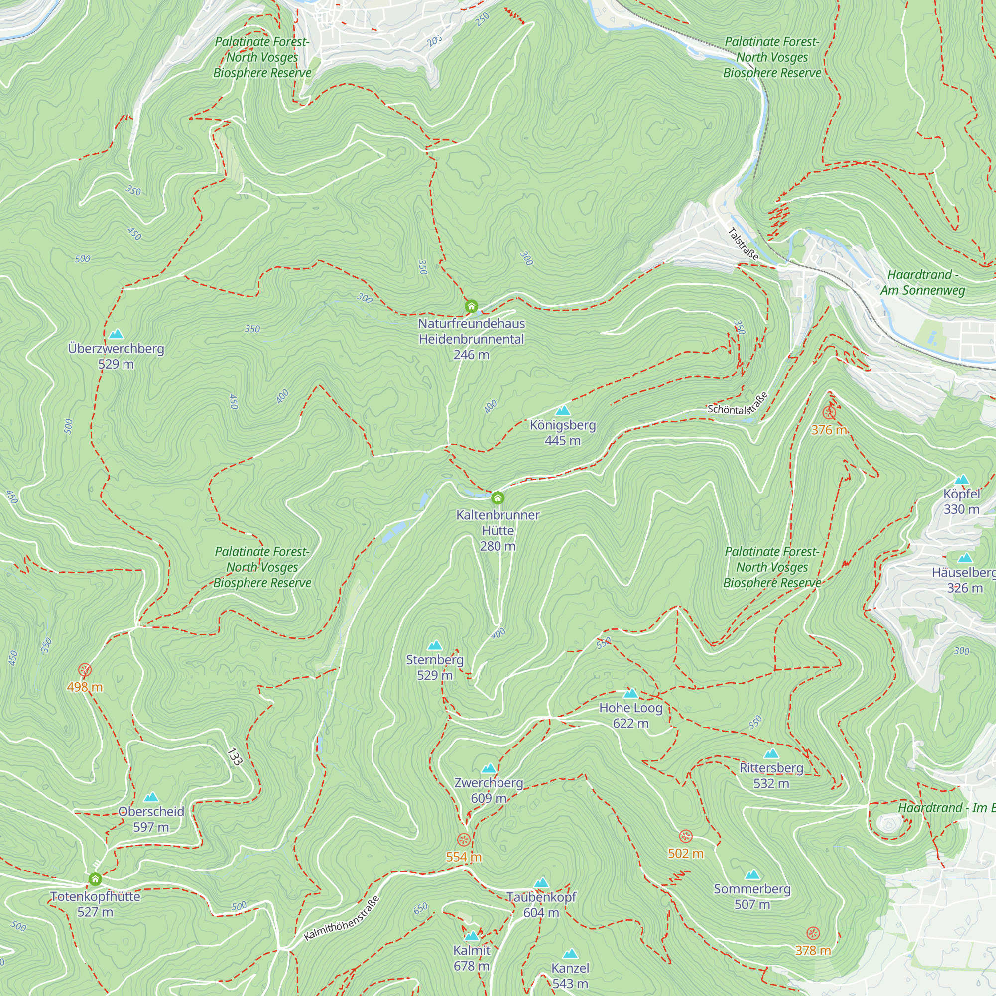 Kaltenbrunner Hütte map