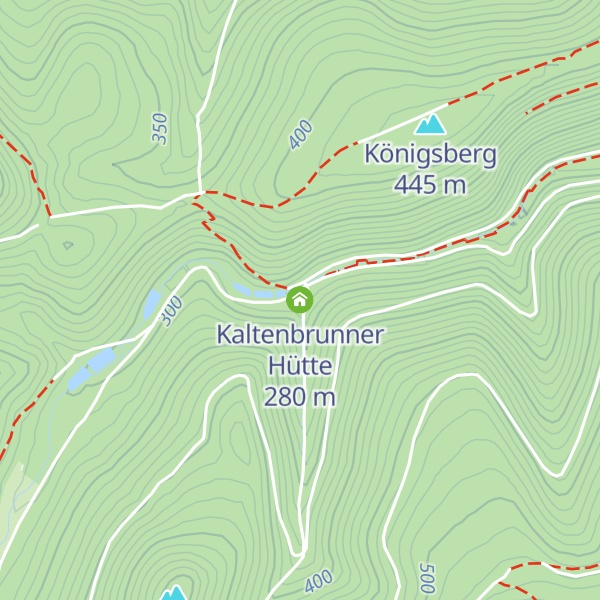 Map of Kaltenbrunner Hütte