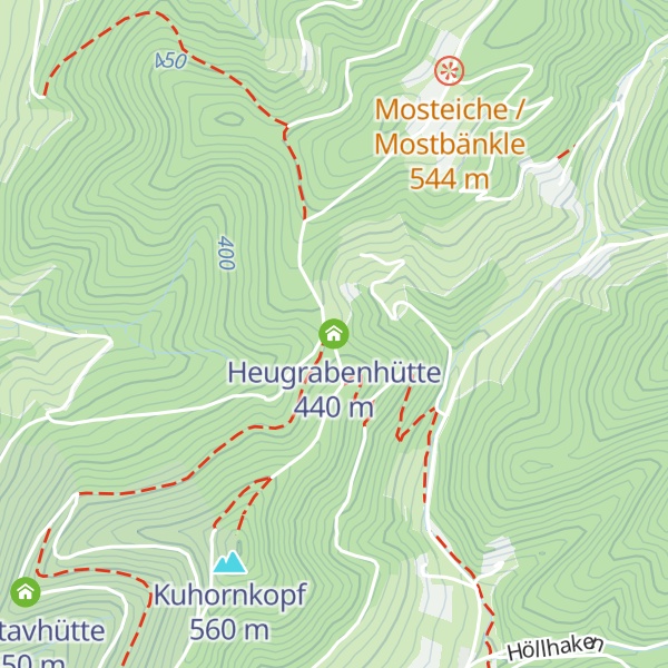 Map of Heugrabenhütte