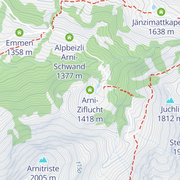 Map of Arni-Ziflucht