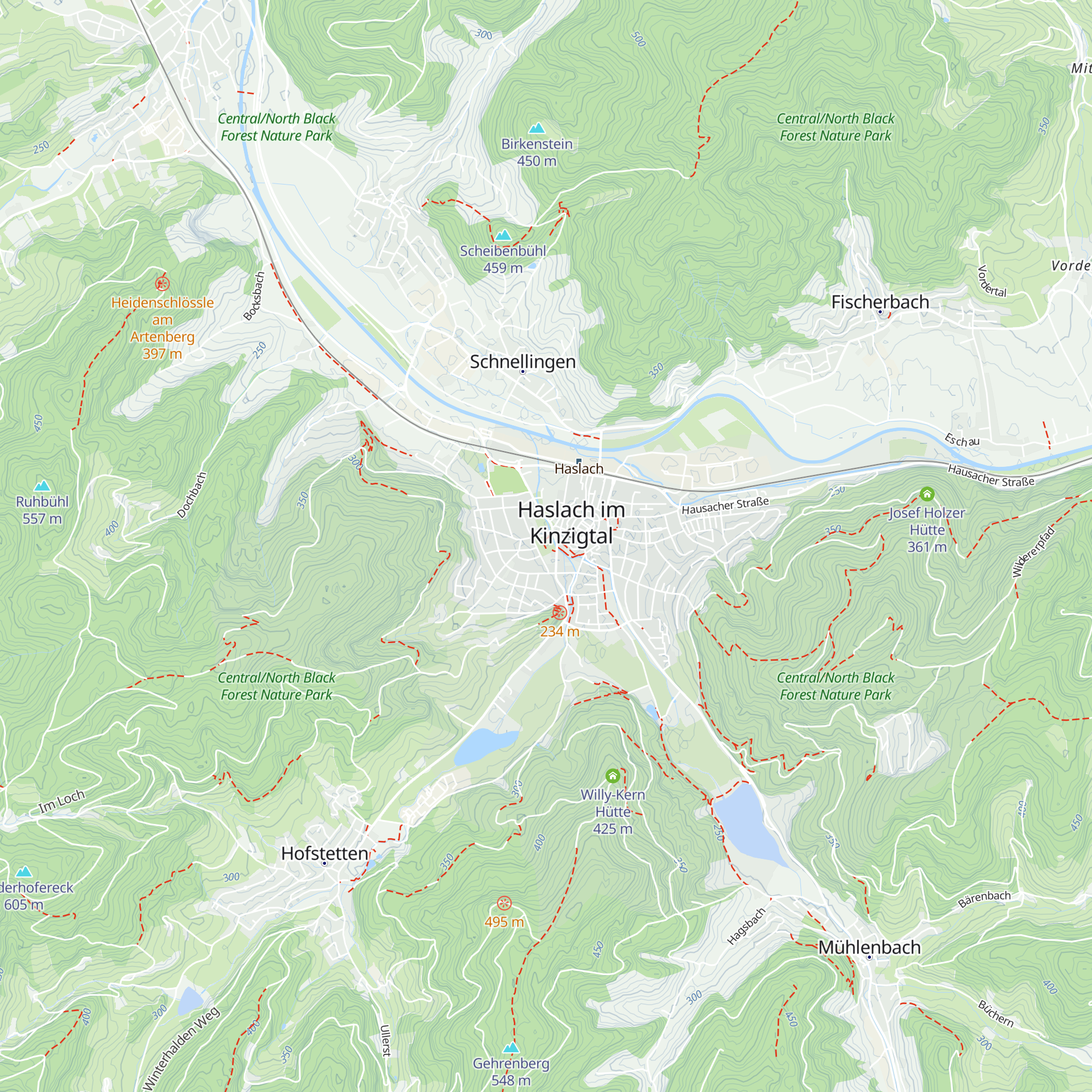 Tourist Information map