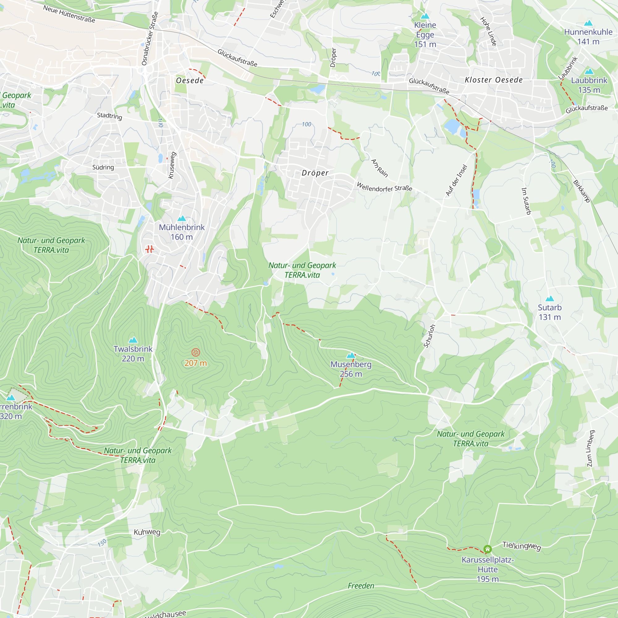 Dröper-Hütte map