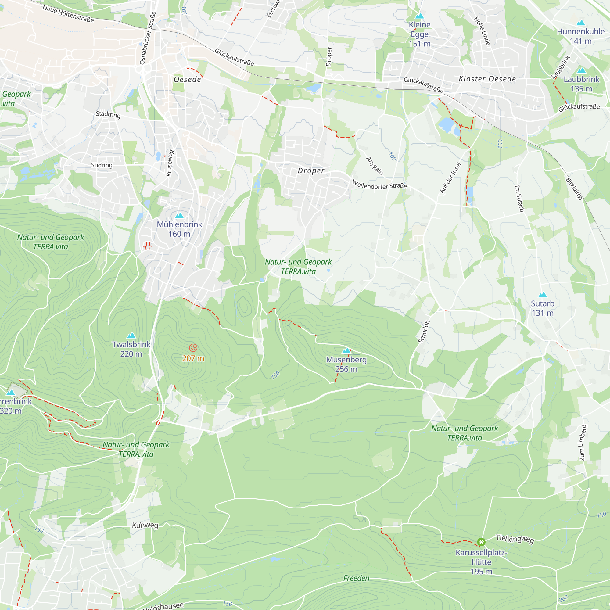 Dröper-Hütte map