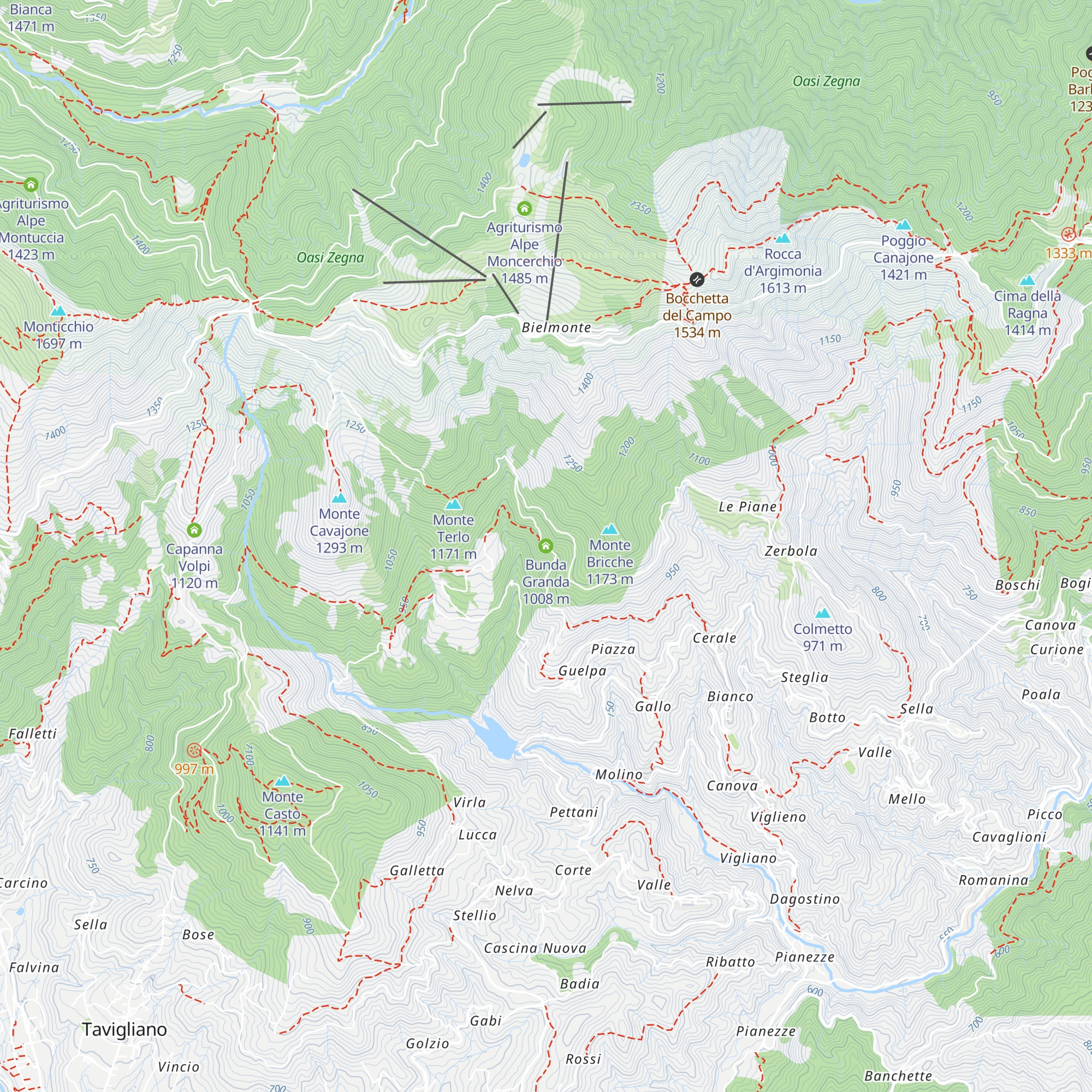 Bunda Granda map