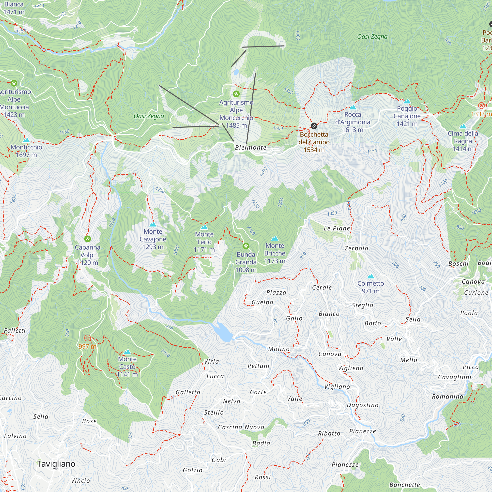 Bunda Granda map