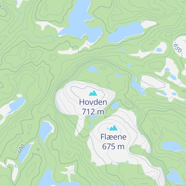 Map of Hovden