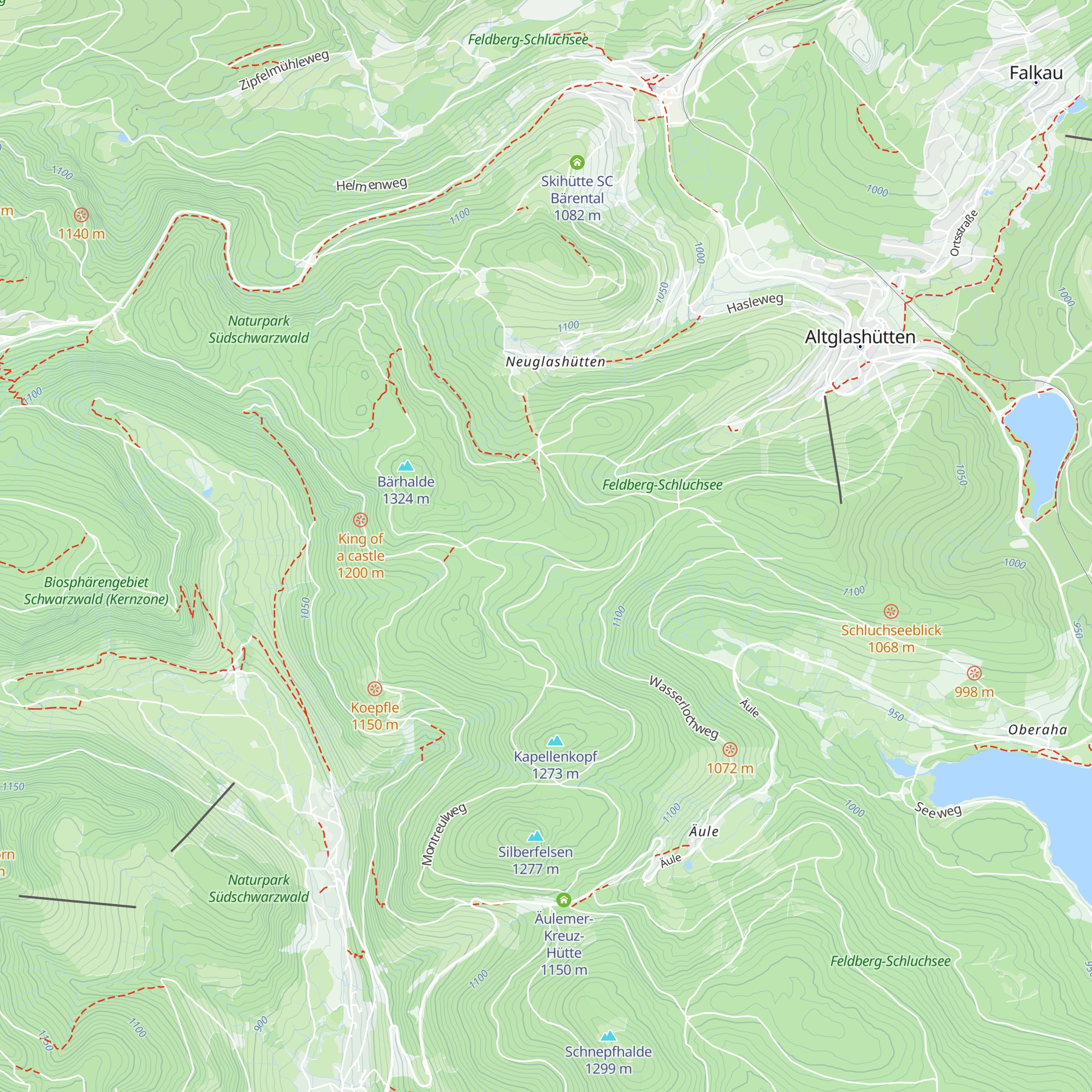 Wasserlochhütte map