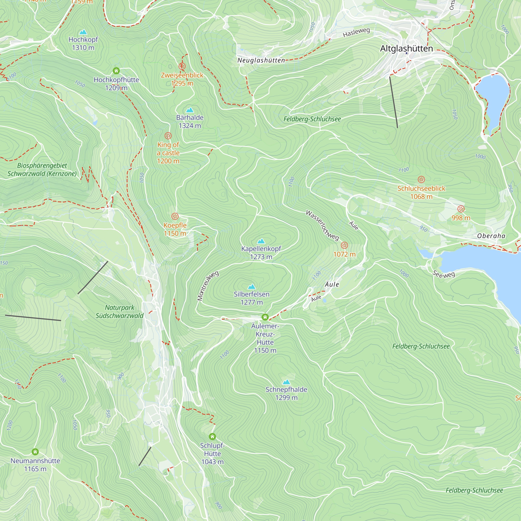 Kapellenkopfhütte map