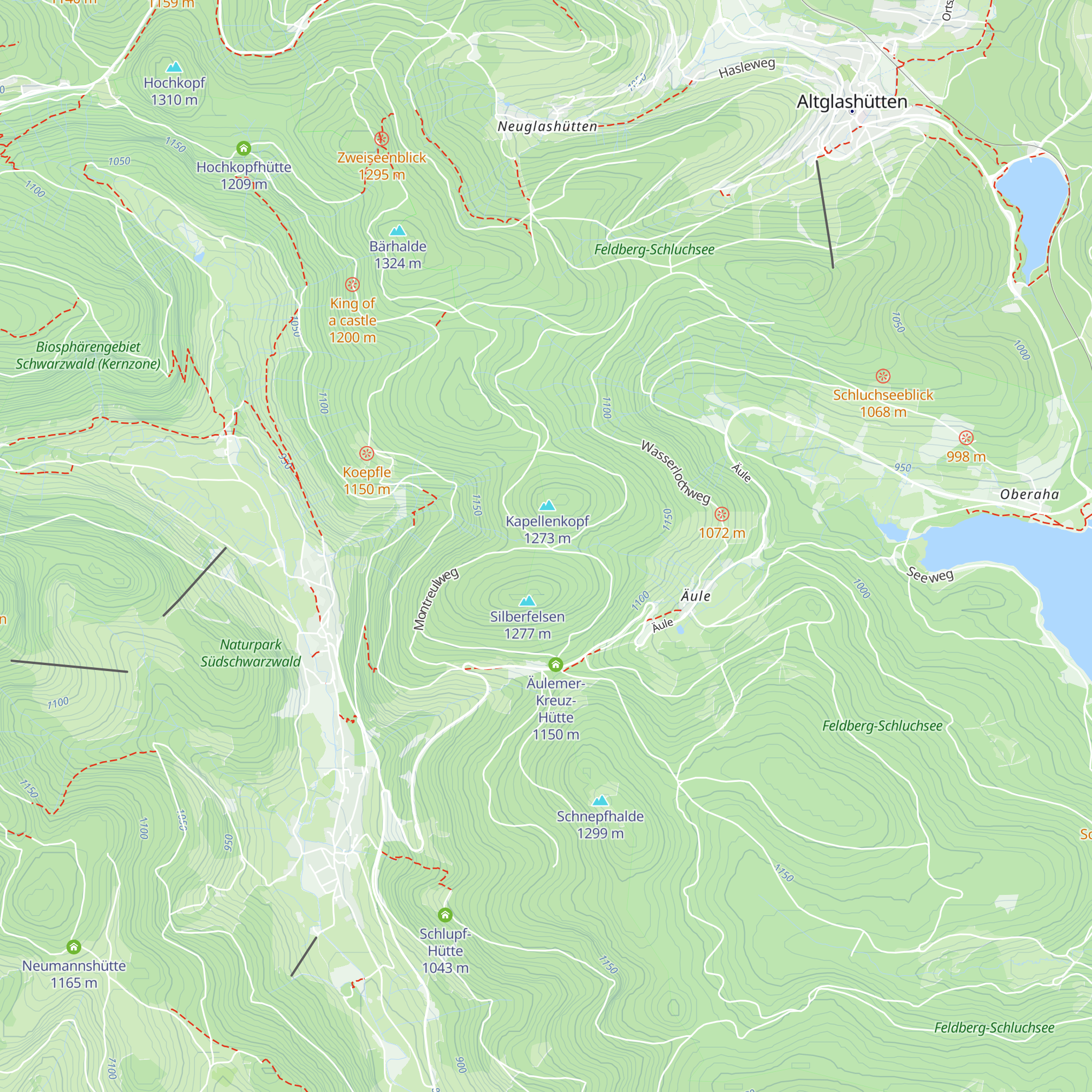 Kapellenkopfhütte map