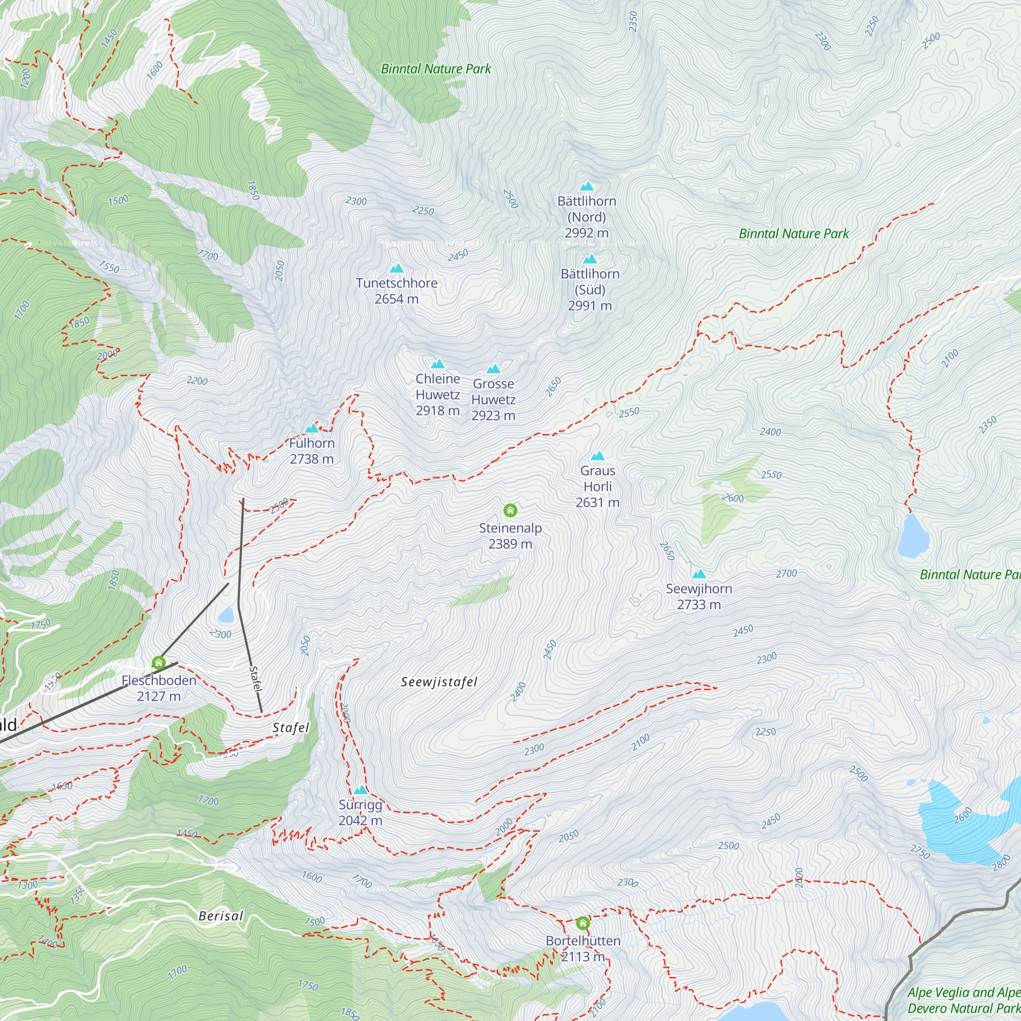 Steinenalp map