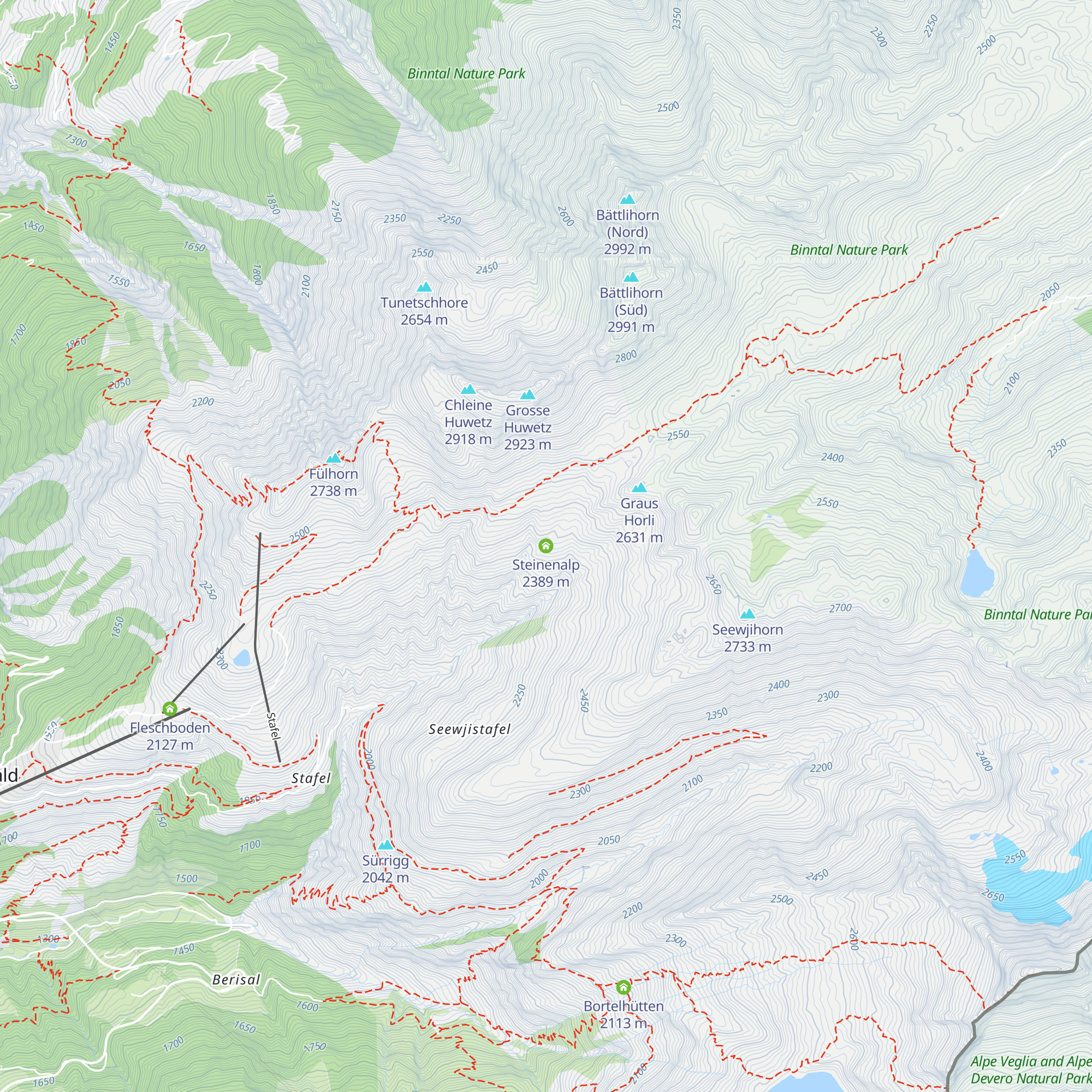 Steinenalp map