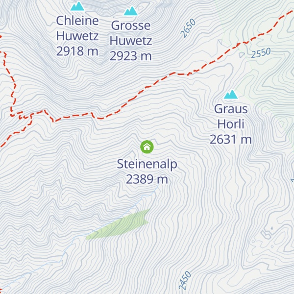 Map of Steinenalp